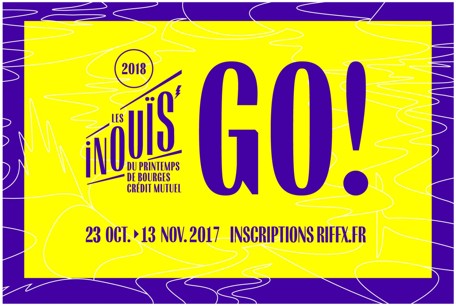 GO! #iNOUïS2018 - Inscriptions jusqu'au 13 novembre 2017