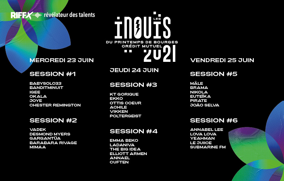Les iNOUïS du Printemps de Bourges 2021 : ouverture de la billetterie !